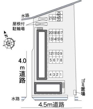 レオパレスガーデンハイツ富田 113｜岡山県岡山市北区富田(賃貸アパート1K・1階・23.18㎡)の写真 その17