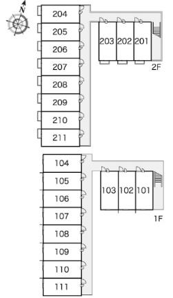 レオパレス伊料 110｜岡山県岡山市東区瀬戸町沖(賃貸アパート1K・1階・21.81㎡)の写真 その12