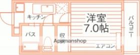 岡山県岡山市北区津島新野２丁目（賃貸マンション1K・3階・23.68㎡） その2