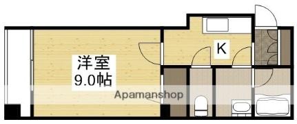 岡山県岡山市北区表町３丁目(賃貸マンション1K・5階・30.68㎡)の写真 その2