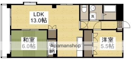 メゾフォルテＨＩＲＡＩ ｜岡山県岡山市中区平井(賃貸マンション2LDK・2階・58.26㎡)の写真 その2