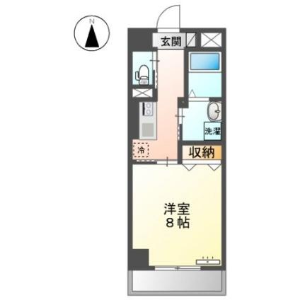 グラン　ソート　柳町 302｜岡山県岡山市北区柳町２丁目(賃貸マンション1K・3階・30.60㎡)の写真 その2