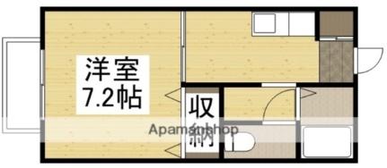 岡山県岡山市北区北長瀬本町(賃貸アパート1K・1階・24.85㎡)の写真 その2