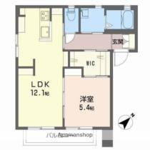 岡山県倉敷市東富井（賃貸アパート1LDK・2階・43.01㎡） その2