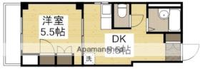 岡山県岡山市北区駅前町２丁目（賃貸マンション1DK・4階・20.00㎡） その2