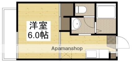 岡山県岡山市北区伊福町３丁目（賃貸アパート1K・1階・23.18㎡） その2