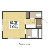 岡山県岡山市北区津島東４丁目（賃貸アパート1K・1階・18.80㎡） その2