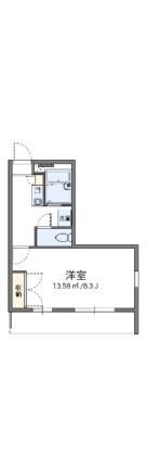 レオパレスオチュール 201｜岡山県倉敷市青江(賃貸アパート1K・2階・24.84㎡)の写真 その2