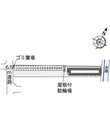 レオパレスプラムＫ 206｜岡山県岡山市北区楢津(賃貸アパート1K・2階・20.28㎡)の写真 その17