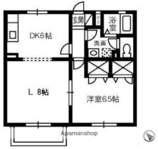 岡山県倉敷市四十瀬（賃貸アパート1LDK・2階・46.37㎡） その2