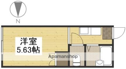 岡山県倉敷市西中新田（賃貸アパート1R・2階・17.95㎡） その2