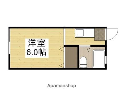 岡山県倉敷市東富井(賃貸アパート1R・2階・17.96㎡)の写真 その2