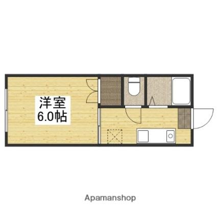 岡山県岡山市東区瀬戸町沖(賃貸アパート1K・2階・20.78㎡)の写真 その2