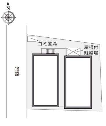 レオパレスリバーサイド竹田 203｜岡山県岡山市中区竹田(賃貸アパート1K・2階・20.28㎡)の写真 その16