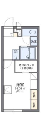 レオパレスアークハイツ 203｜岡山県岡山市東区瀬戸町江尻(賃貸アパート1K・2階・23.18㎡)の写真 その2