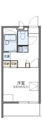 レオパレスエレガンスＫ 105｜岡山県岡山市北区今８丁目(賃貸マンション1K・1階・20.28㎡)の写真 その2