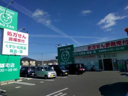 画像12:ザグザグ雄町店(ドラックストア)まで737m