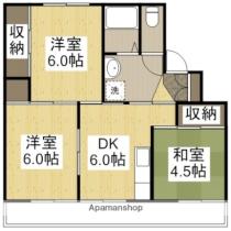 岡山県玉野市後閑（賃貸マンション3DK・1階・53.08㎡） その2