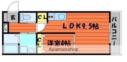 アプリーレ 103｜岡山県総社市中央１丁目(賃貸アパート1LDK・1階・36.79㎡)の写真 その2