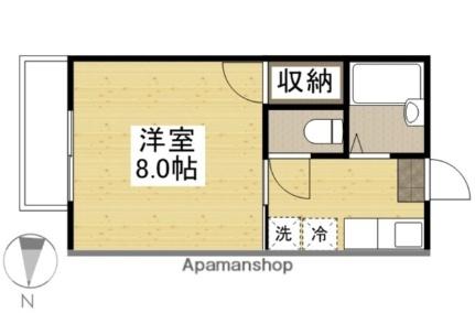 メゾンフレール 102｜岡山県倉敷市中庄(賃貸アパート1K・1階・23.18㎡)の写真 その2