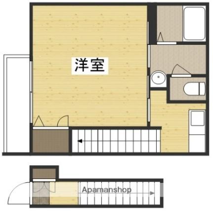 岡山県玉野市築港４丁目（賃貸アパート1R・2階・23.80㎡） その2