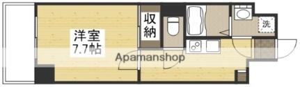 岡山県倉敷市老松町３丁目(賃貸マンション1K・8階・27.05㎡)の写真 その2