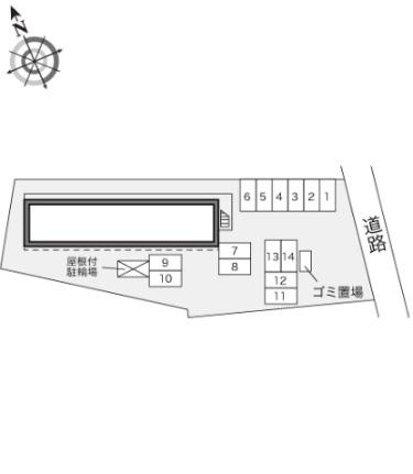 レオパレスラティエーラ1 203｜岡山県岡山市中区原尾島３丁目(賃貸アパート1K・2階・23.18㎡)の写真 その22