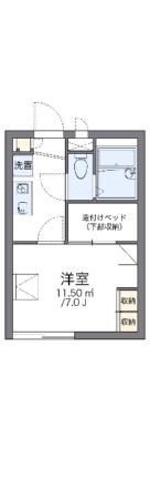 レオパレス如月 106｜岡山県岡山市北区青江２丁目(賃貸アパート1K・1階・19.87㎡)の写真 その2