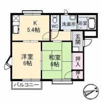 岡山県岡山市北区中井町１丁目（賃貸アパート2K・2階・42.26㎡） その2