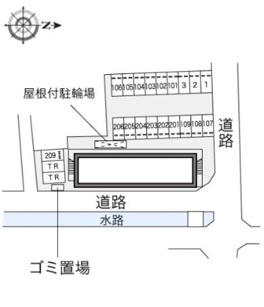 レオパレスシャルマンＴＡＮＡＫＡ 204｜岡山県岡山市北区下中野(賃貸アパート1K・2階・20.28㎡)の写真 その17