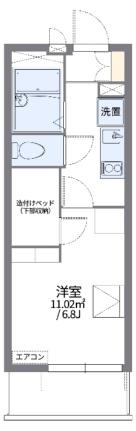 レオパレス東島田 102｜岡山県岡山市北区東島田町１丁目(賃貸マンション1K・1階・19.87㎡)の写真 その2