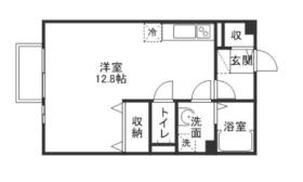 岡山県岡山市北区横井上（賃貸アパート1R・1階・33.39㎡） その2