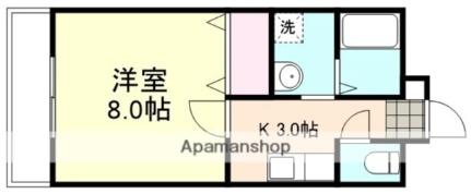 岡山県倉敷市鳥羽(賃貸マンション1K・1階・27.36㎡)の写真 その2