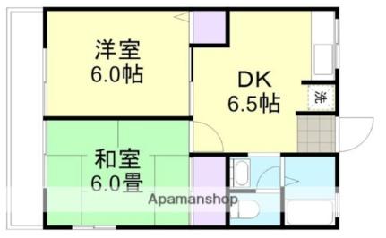 岡山県倉敷市玉島阿賀崎５丁目(賃貸アパート2DK・2階・40.91㎡)の写真 その2