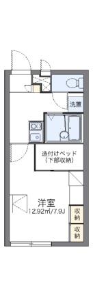 レオパレスコンフォール石橋Ｄ 209｜岡山県倉敷市笹沖(賃貸アパート1K・2階・22.02㎡)の写真 その2