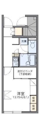 レオパレスソフィア　Ｂ 107｜岡山県倉敷市連島町鶴新田(賃貸アパート1K・1階・23.60㎡)の写真 その2