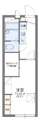 レオパレス小室 208｜岡山県岡山市北区宿(賃貸アパート1K・2階・22.35㎡)の写真 その2