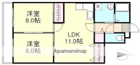 岡山県倉敷市上富井（賃貸マンション2LDK・3階・52.80㎡） その2