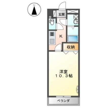 コンフォール21 103 ｜ 岡山県倉敷市玉島爪崎（賃貸アパート1K・1階・31.02㎡） その2