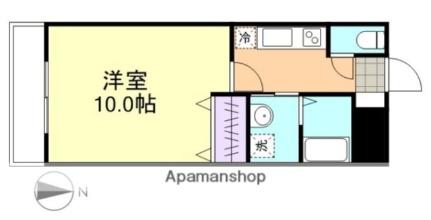 岡山県倉敷市水江(賃貸マンション1K・3階・32.00㎡)の写真 その2