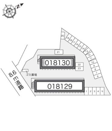 レオパレス西市Ｂ 107｜岡山県岡山市南区西市(賃貸アパート1K・1階・22.70㎡)の写真 その16