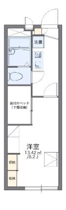 レオパレス小室 102｜岡山県岡山市北区宿(賃貸アパート1K・1階・22.35㎡)の写真 その2