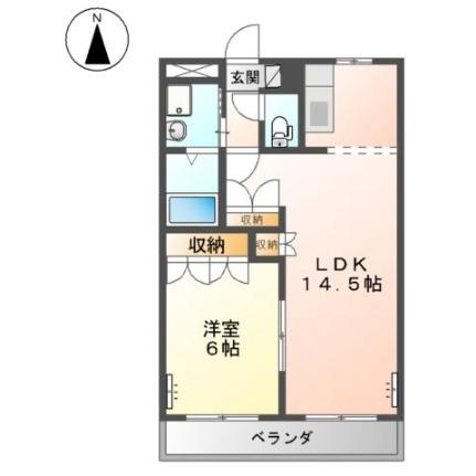 パークハイム 103｜岡山県倉敷市玉島上成(賃貸アパート1LDK・1階・45.63㎡)の写真 その2