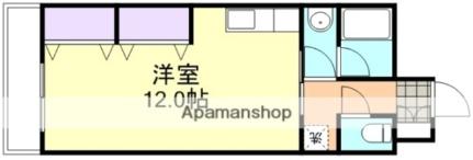 岡山県倉敷市松島(賃貸マンション1K・4階・31.32㎡)の写真 その2