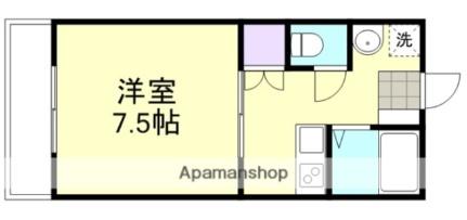 岡山県倉敷市水江(賃貸アパート1K・2階・27.00㎡)の写真 その2