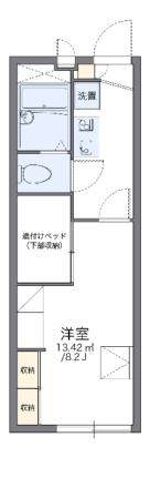 レオパレスにしあち 204｜岡山県倉敷市西阿知町(賃貸アパート1K・2階・22.35㎡)の写真 その2