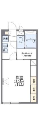 レオパレスＯｋｕｒａ 206｜岡山県岡山市北区原(賃貸アパート1K・2階・26.49㎡)の写真 その2