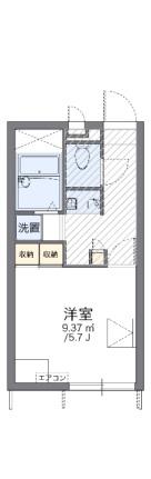 レオパレスジェイ新福 106｜岡山県岡山市南区新福１丁目(賃貸アパート1K・1階・20.28㎡)の写真 その2