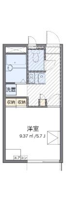 レオパレス足高 104｜岡山県倉敷市笹沖(賃貸アパート1K・1階・20.28㎡)の写真 その2