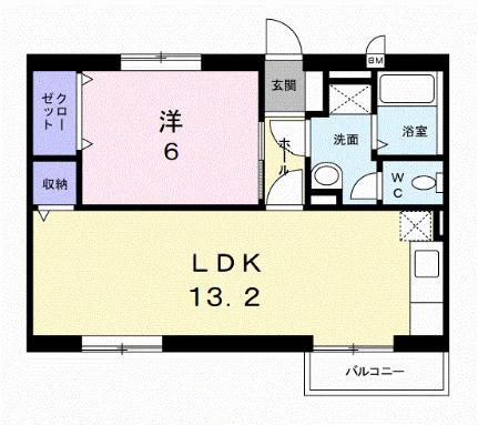 ニューエルディム大橋 102｜岡山県倉敷市中島(賃貸アパート1LDK・1階・47.59㎡)の写真 その2